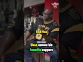 Shaq names his favorite rappers