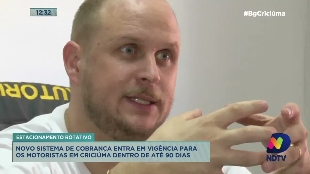 Novo sistema de estacionamento rotativo deve entrar em vigor dentro de 90 dias em Criciúma