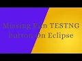 Missing Run button of TestNG in