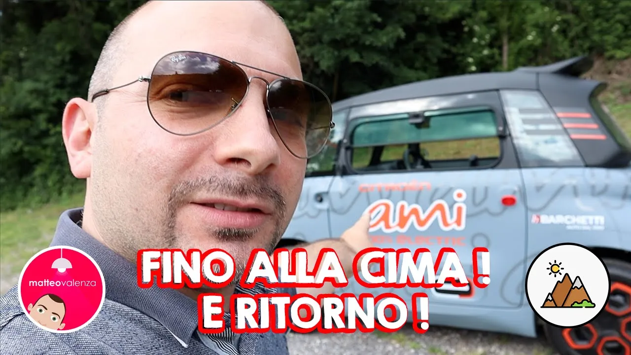 Citroën Ami sul Monte Maddalena: salita al limite e rigenerazione in discesa