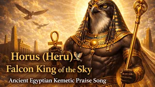 Horus Heru Falcon King of the Sky Ancient Egyptian Kemetic Praise Song