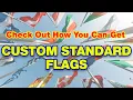 How to Order Custom Standard Flags Online