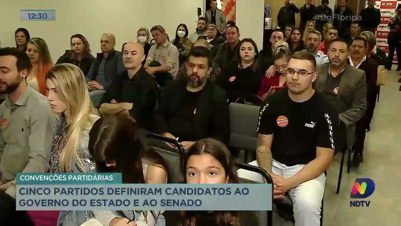 Cinco partidos em SC já definiram candidatos ao governo e ao senado