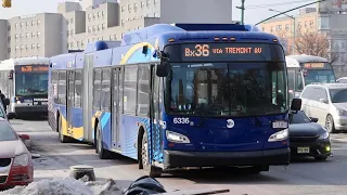 NYCT Bus 2025 New Flyer XD60 on the Bx36 at University Avenue and the Washington Bridge