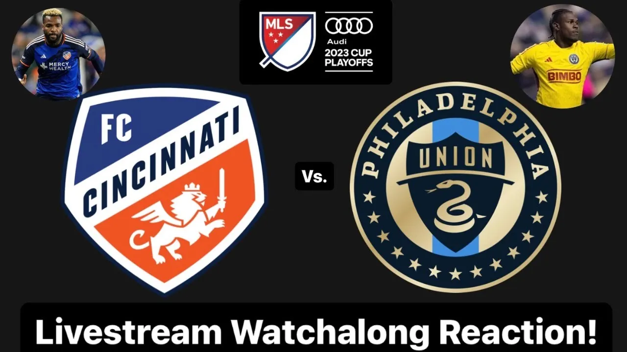 FC Cincinnati Vs. Philadelphia Union 2023 MLS Cup Playoffs ...