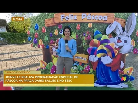 Páscoa: Joinville tem programação especial na praça Dário Salles e no SESC
