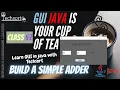 Creating simple Adder using java Eclipse jswing Class 03 The Techsort GUI in Java Java