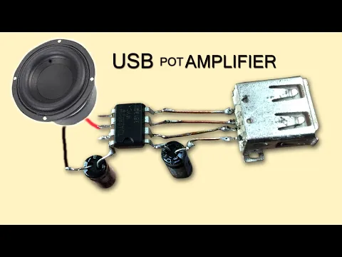 Download MP3 DIY Powerful Simple to Make diy USB Speaker | Powerful Ultra Amplifier Circuit