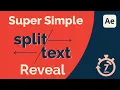 Quick Tip Simple Split Text Animation the Right Way