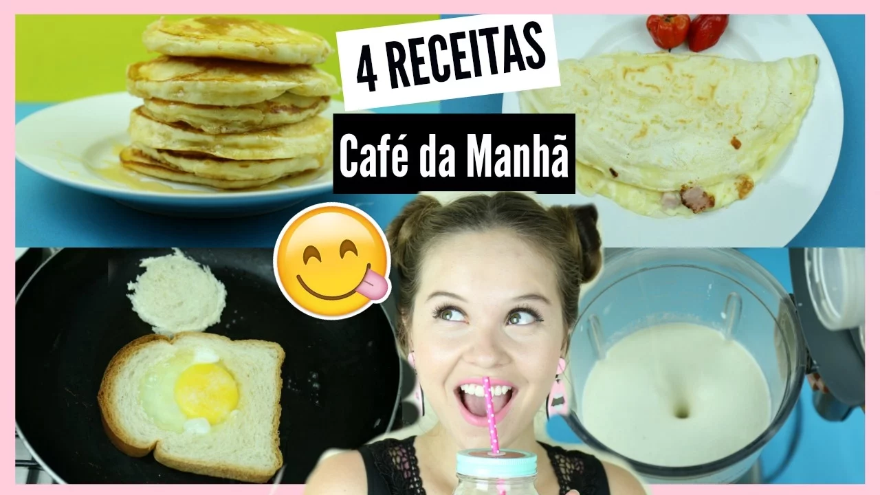 4 RECEITAS PARA CAFÉ DA MANHÃ FÁCIL E RÁPIDO