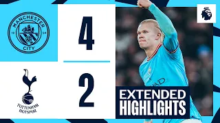 extended highlights man city 4 2 tottenham another memorable etihad comeback 