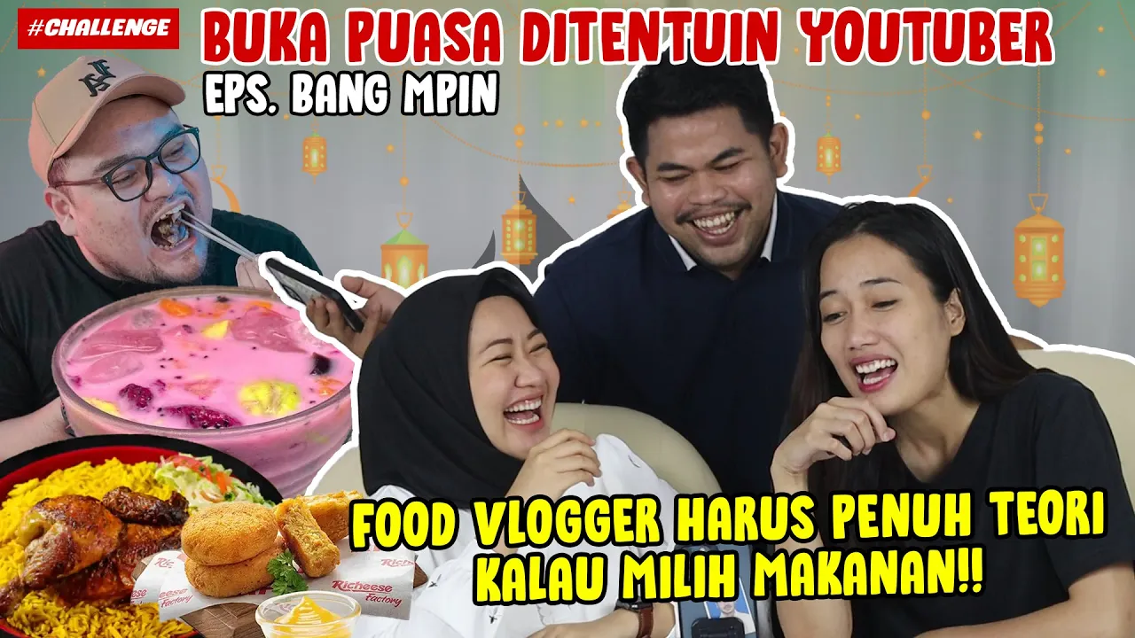 BUKA PUASA DITENTUIN YOUTUBER @BangMpin !! JAGO BANGET MILIHIN MAKANANNYA!!