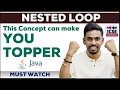 Nested loop in java How nested loop works Nested for loop Clock Program in Java Prateik sir