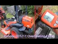 Kubota ZD1211 diesel zero turn mower overheating fixed