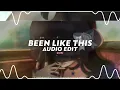 been like this (tiktok version) || doja cat [ edit audio ]