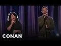 Drennon Davis Karen Kilgariff Perform The High Song CONAN on TBS