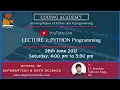 Coding Academy - PYTHON Lecture