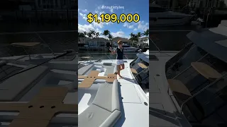 Live on this Yacht?🤔 Full Tour on Sat 😝 #yachttour #boats