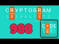 CRYPTOGRAM 988