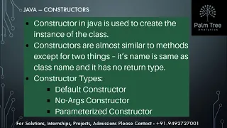Java-38 Constructors