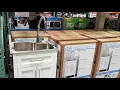 Costco OVE DECORS - 22 Utility Sink w Faucet and Cabinet 249