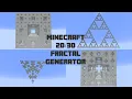 Minecraft 3D Fractal Generator