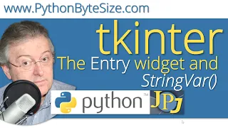 The Entry widget and StringVar