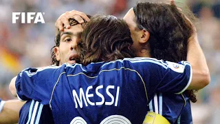 EXTENDED HIGHLIGHTS: Messi's First World Cup Goal | Argentina 6-0 Serbia and Montenegro