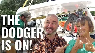 MOVING THE DODGER BY TRAVEL LIFT! – SAILING FOLLOWTHEBOAT Ep115