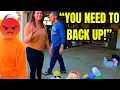 MAN FREAKS OUT AT COMMUNITY YARD SALE