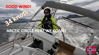 Gusting towards the Arctic Circle, windy but no waves Ep 31