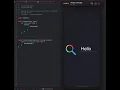 create search button by python language