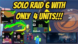 Download Solo Raid 6 with only 4 Units !!! - Anime Last Stand MP3