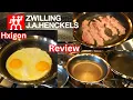 Henckels HXagon hybrid non stick pans from Costco Hexclad cookware performance for cost