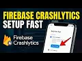 How to register with Firebase Crashlytics for iOS and Android debugging - Easy Tutorial