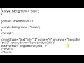 Keyboard Events in JavaScript in Hindi By Anu Monga
