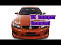 How to remove Holden VE Commodore front bumper bar Omega SS SV6 etc