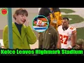 Taylor Swift s reaction to Fiance Travis Kelce injured had to leave field at Chiefs vs Bills game