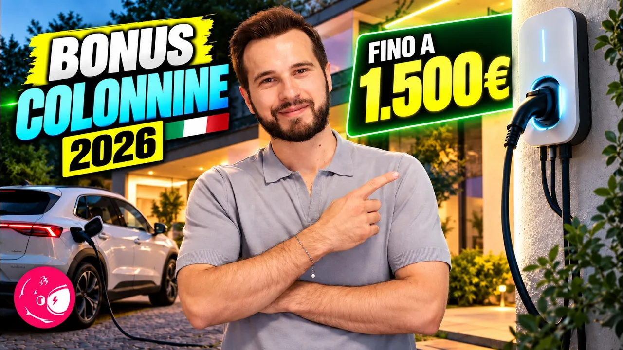 Bonus colonnine 2026, come ottenere il rimborso per la wallbox