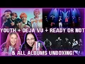 Lagu JUST B (저스트비) 'Youth' + ‘Deja Vu’ + ‘Ready or Not’ \u0026 ALL Albums Unboxing!! | K-Cord Girls Reaction