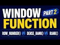 ROW - NUMBER vs DENSE RANK vs RANK WINDOW FUNCTION-2 SQL TAMIL