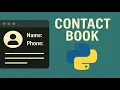 Command Line Contact-Book built with Python