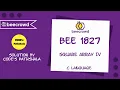 Beecrowd Problem 1827 - Square Array IV solution Bangla C language