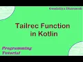 Tailrec function recursion in kotlin Kotlin Programmin Tutorial in Hindi