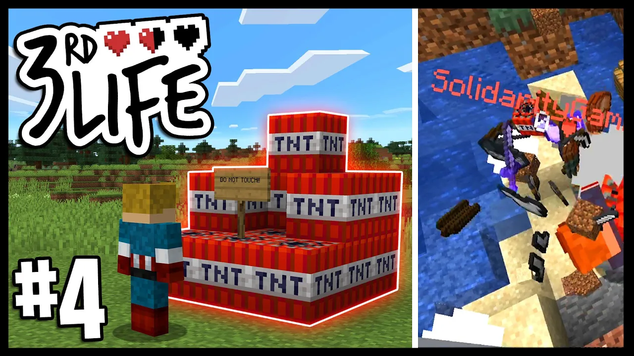 Watch "I DIED TWICE!? | Minecraft 3rd Life SMP | #4" on YouTube