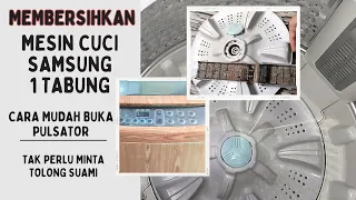 how to clean a samsung single tub washing machine how to open the pulsator clean a single tub 