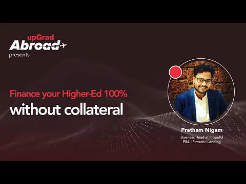 Finance your Higher-Ed 100% without collateral