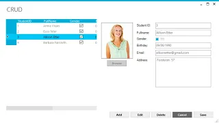 C Tutorial - Insert Update Delete View data from database using ADO Net FoxLearn