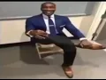 black guy in a suit slideshow with classical music meme
