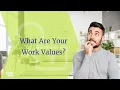 Your Career-Related Priorities What Are Your Work Values